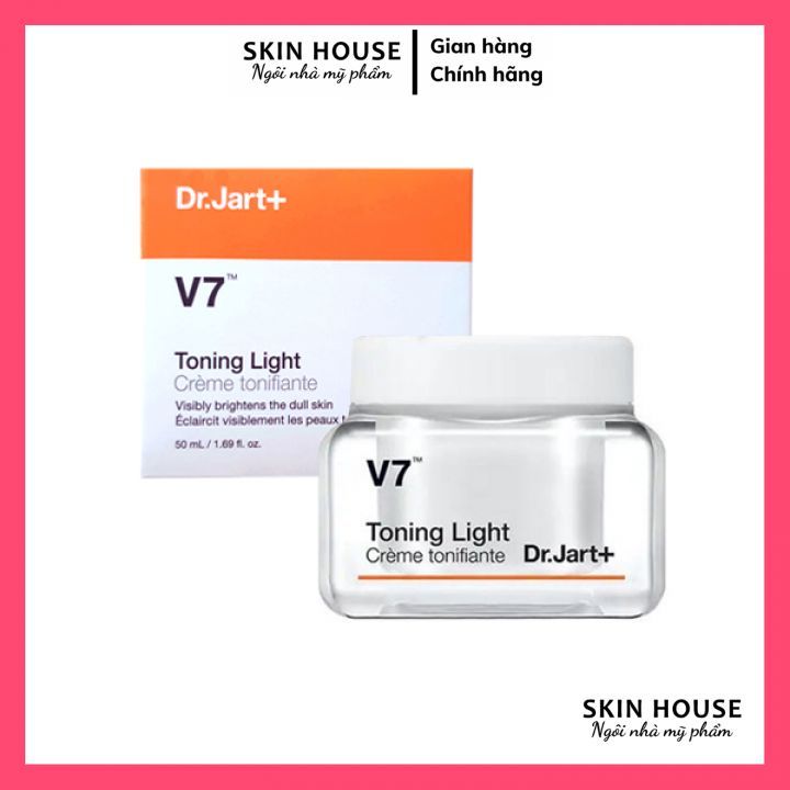 Kem Dưỡng Trắng, Tái Tạo Da, Giảm Thâm Mụn, Nám Da Dr.Jart+ V7 Toning Light