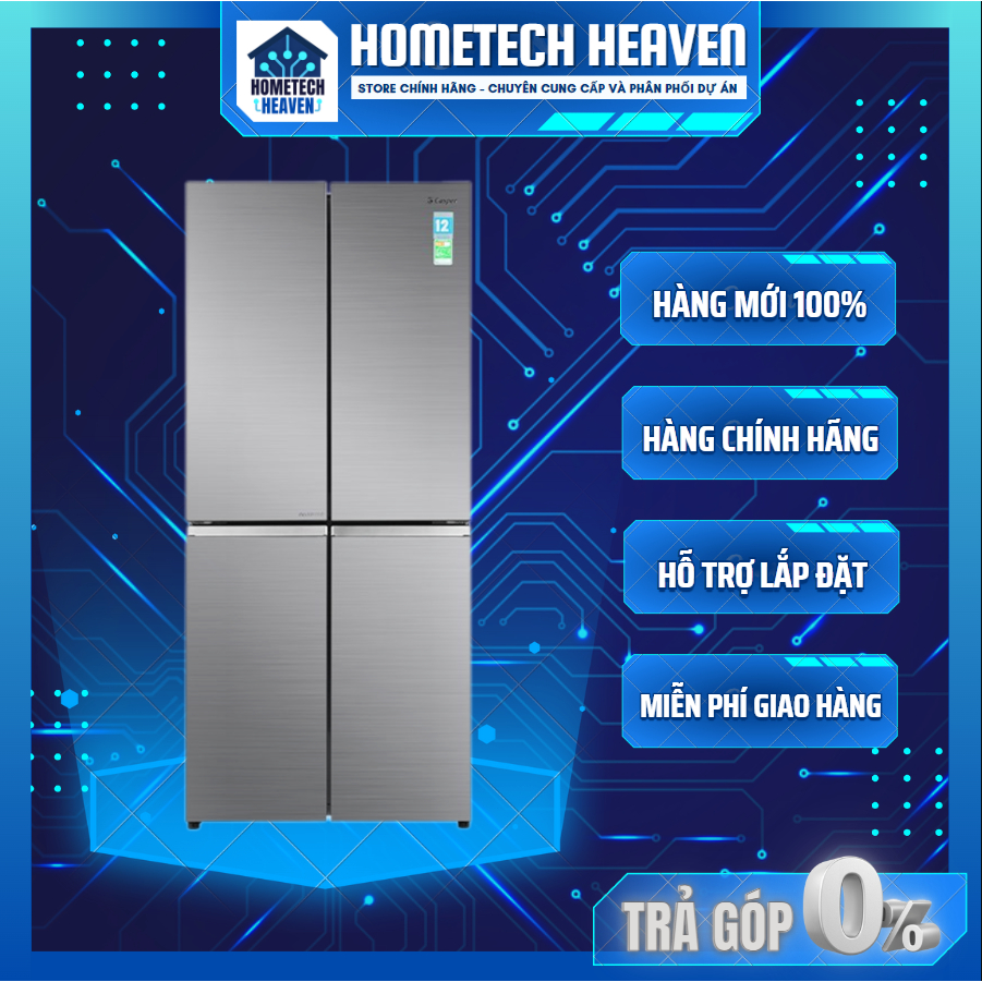 Tủ lạnh Casper Inverter 462 lít Multi Door RM-520VT - Hàng Chính Hãng