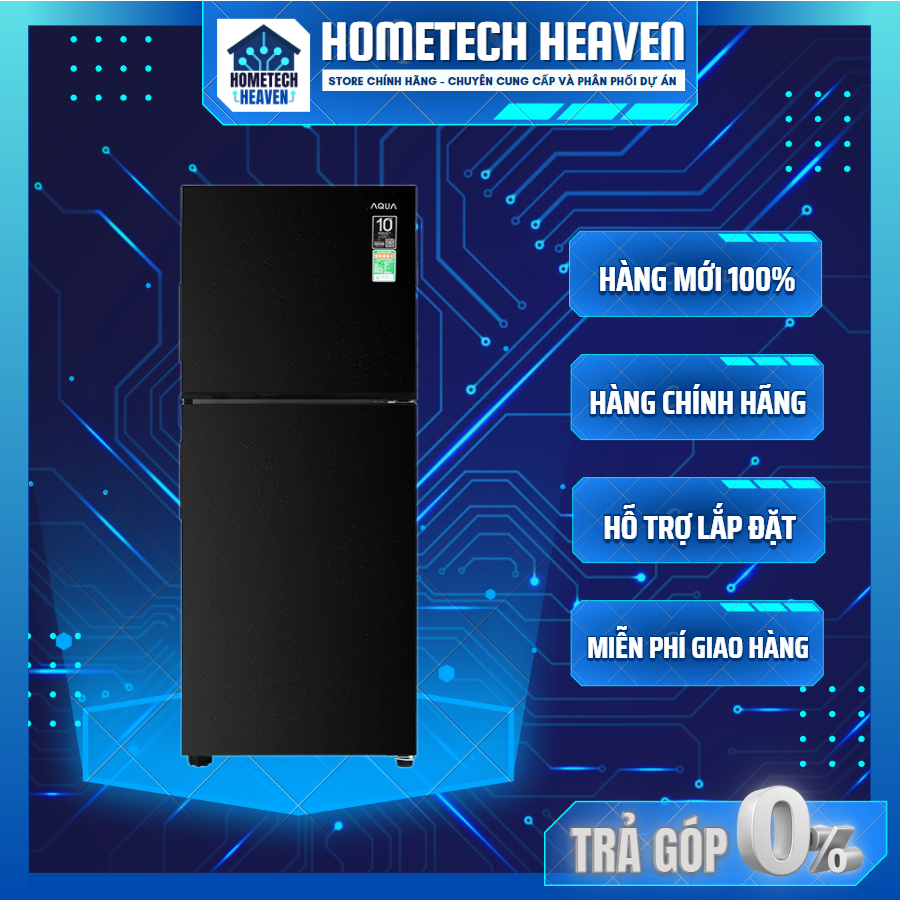 Tủ lạnh Aqua Inverter 189 lít AQR-T220FA(FB) - Hàng Chính Hãng