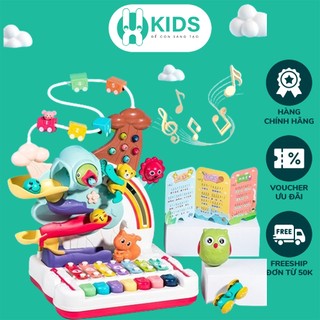 Đồ chơi giáo dục sớm đa năng 6in1 X KIDS có phím đàn piano, trò chơi trí tuệ cho bé từ 6 tháng tuổi