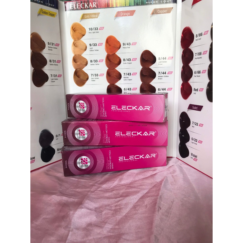 Màu nhuộm tóc Eleckar 100ml không oxy