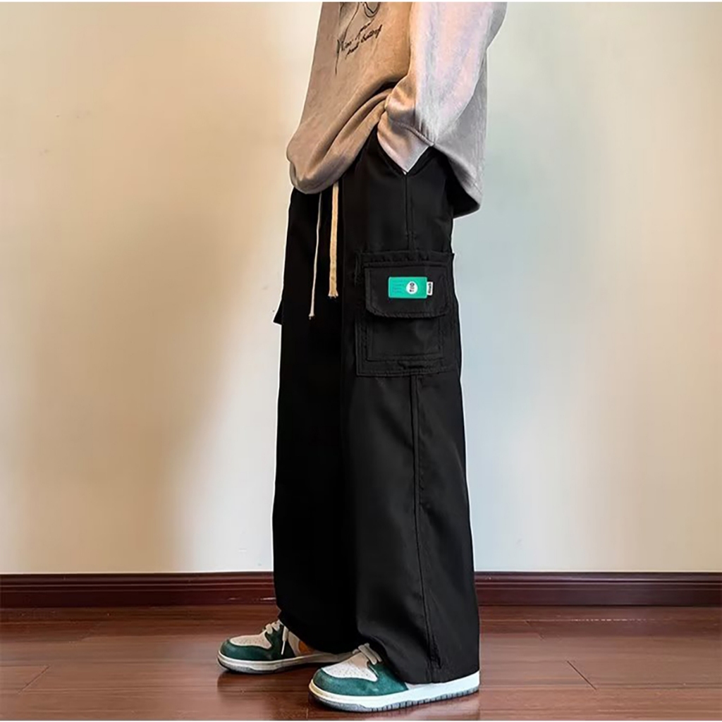 Quần kaki túi hộp MayLinh Shop - Cạp chun dây rút thoải mái,  chất vải dày dặn cao cấp - Menswear Pants