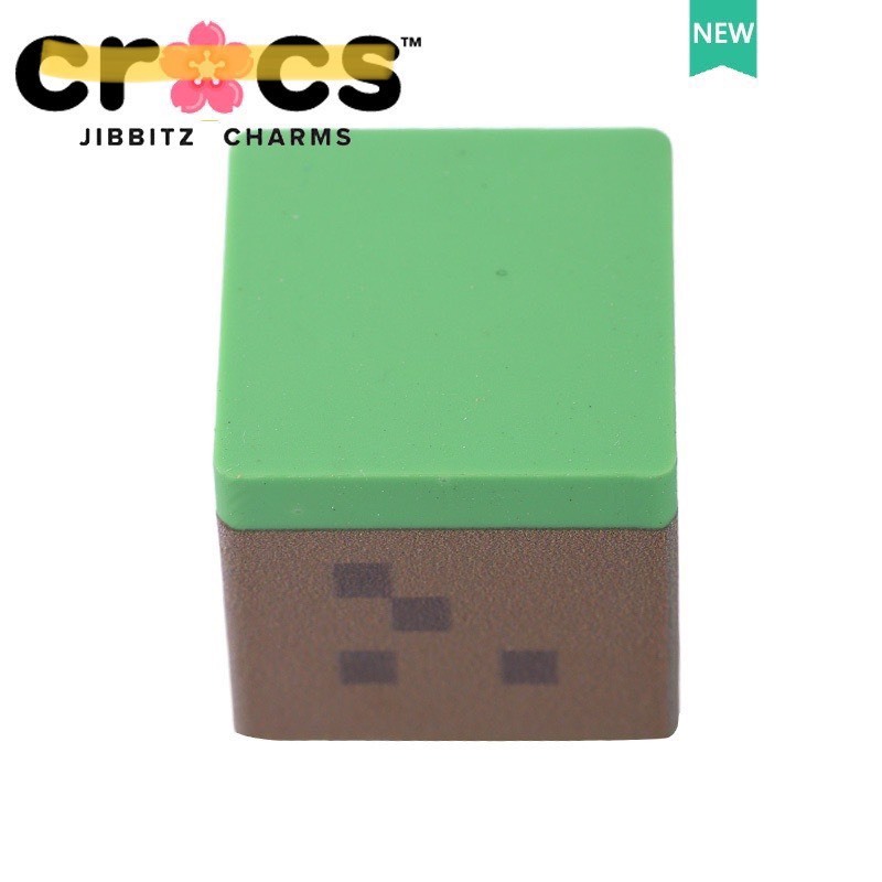 Set 8 Charm Jibits Gắn Sục Dép Crocs Minecraft 4D