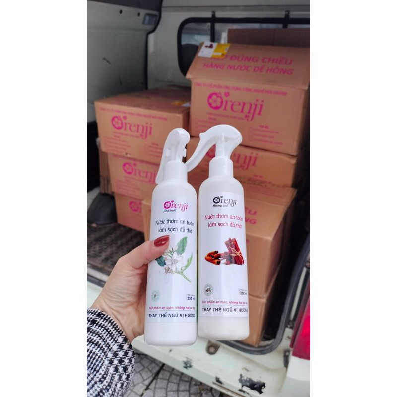 Nước lau đồ thờ hương quế ORENJI, chai 250ml - tăng vượng khí - hút tài lộc