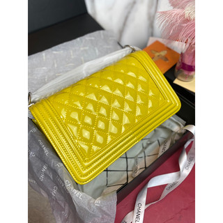 Túi CN da bóng khoá bạc