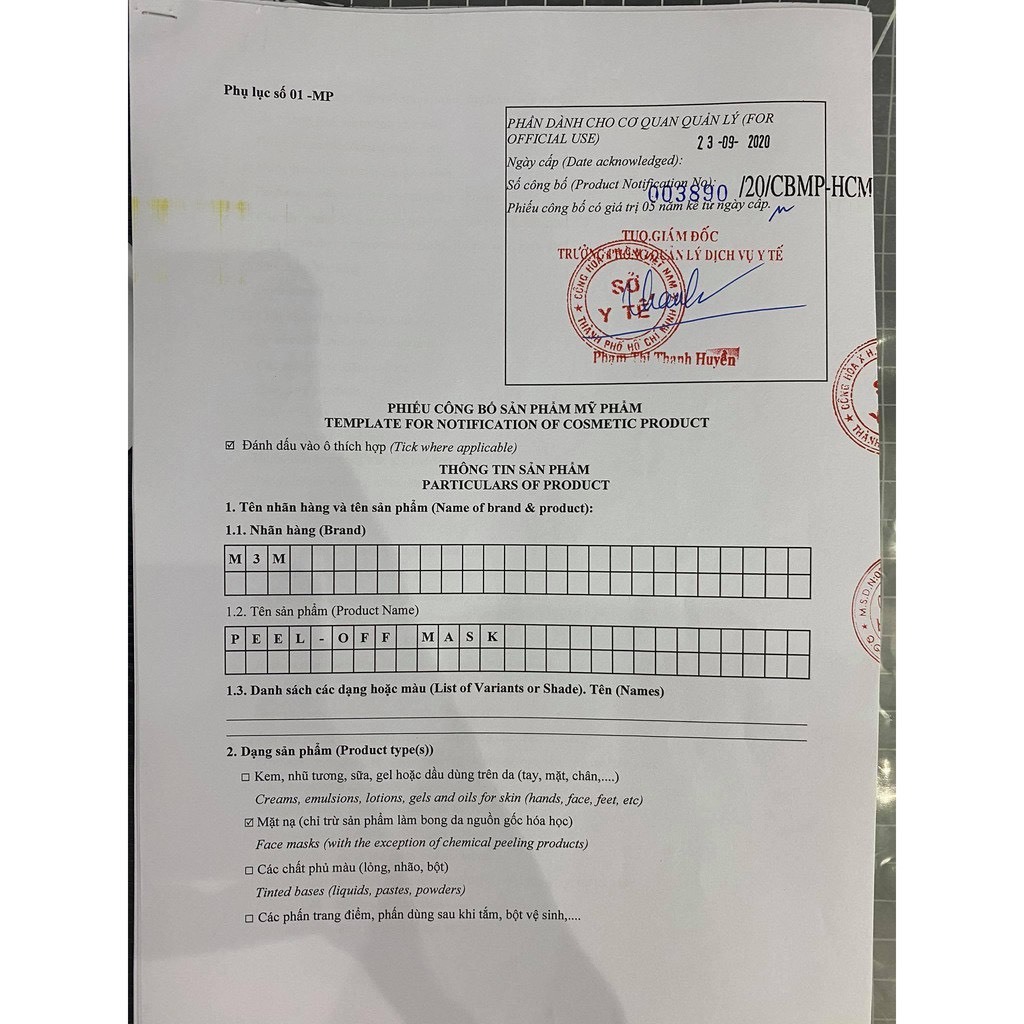 Mặt Nạ Peel Off Mask M3M 80g [ Chính Hãng C.TY ]