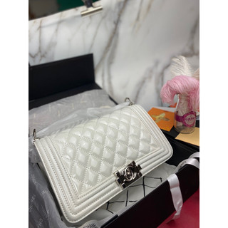 Túi CN da bóng khoá bạc