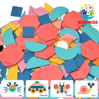 Lắp Ghép Hình Tư Duy Theo Thẻ Montessori