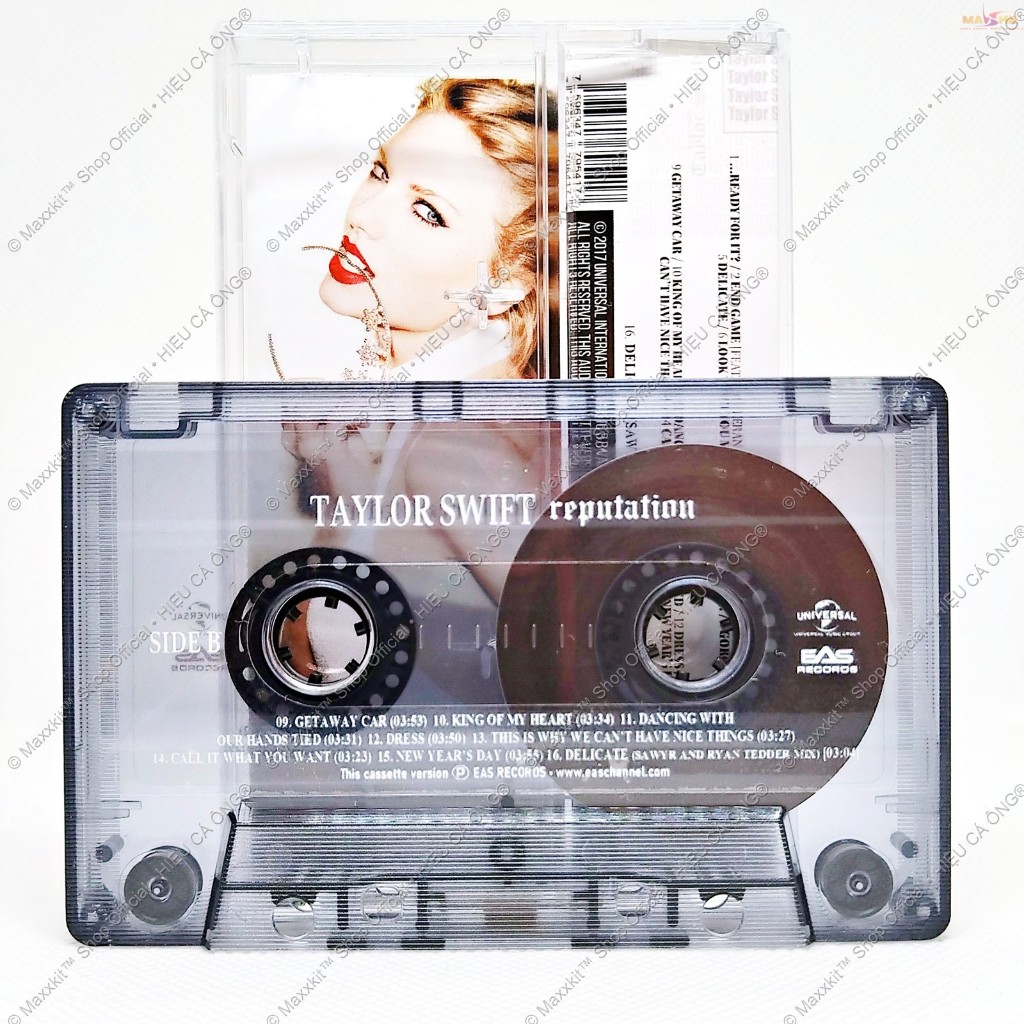 Băng cassette Taylor Swift - REPUTATION  - EAS Records