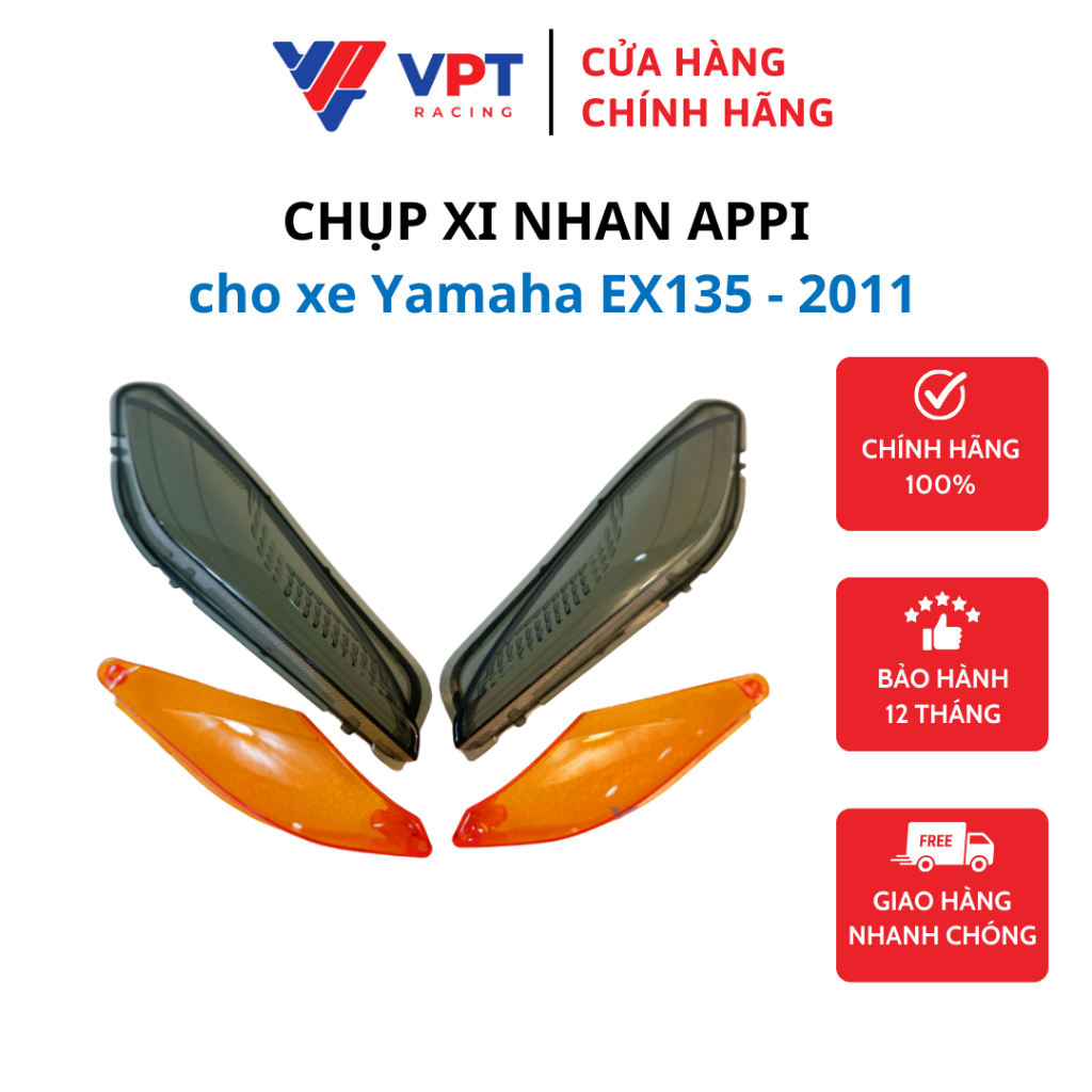 Chụp xi nhan gắn cho xe Yamaha EX135 - 2011 chính hãng APPI
