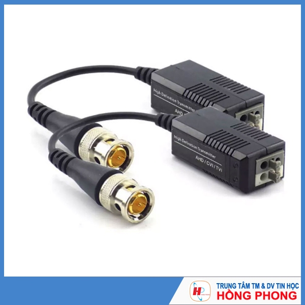Video balun camera 8MP AHD/CVI/TVI chống nhiễu
