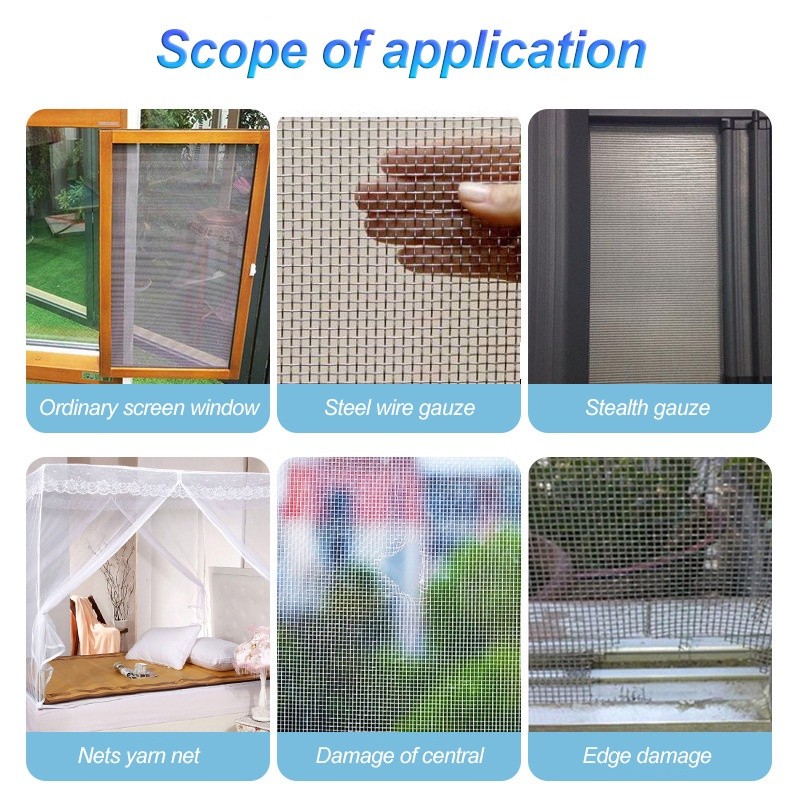 Băng Keo Lưới Dán Mùng, Màn Chống Muỗi 5cm X 2m