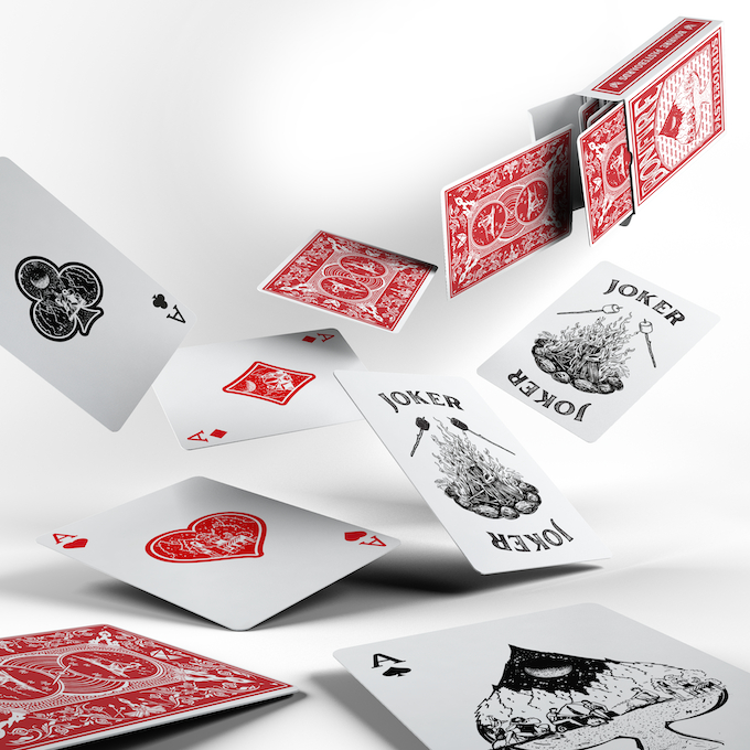 Bài tây Poker Bicycle Bonfire Pasteboards Playing Cards