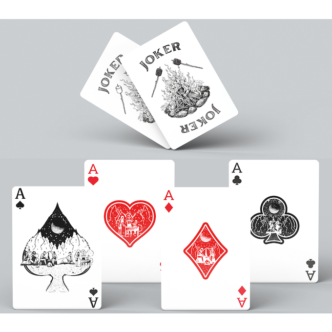 Bài tây Poker Bicycle Bonfire Pasteboards Playing Cards