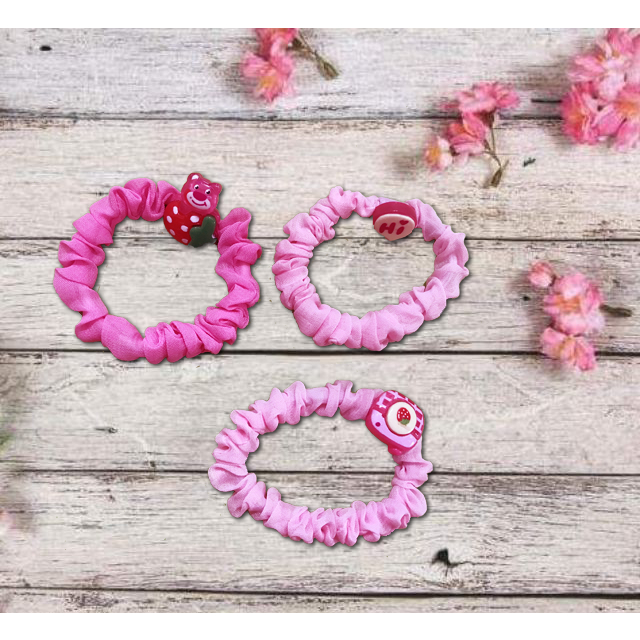 Buộc tóc gấu dâu cute