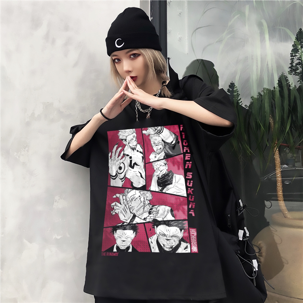 Áo phông Jujutsu Kaisen: Sukuna Collage 100% Cotton Nam / Nữ by The Runaway