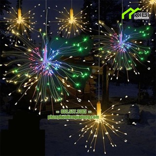 Dây đèn led pháo hoa trang trí chớp nháy, dây đèn nháy trang trí