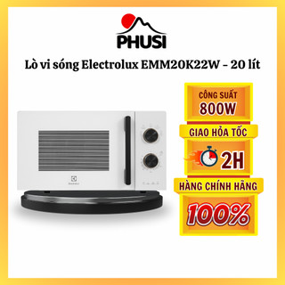 Lò vi sóng electrolux emm20k22w 20 lít - hàng chính hãng