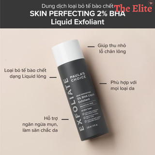 Dung dịch loại bỏ tế bào chết paula's choice 2% bha 118ml