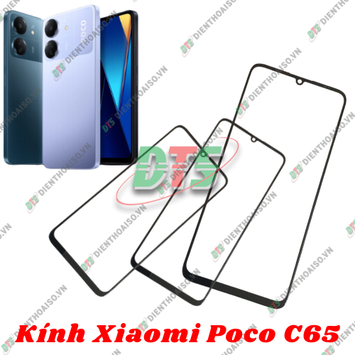 Mặt kính XM Poco C65 ( mặt kính ép cho XM poco c65 )