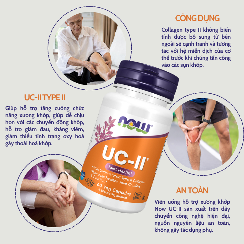 Combo giảm đau xương khớp thoái hóa khớp hỗ trợ tim mạch và sức khỏe não bộ Ultra Omega 3 + D3K2 + UC II