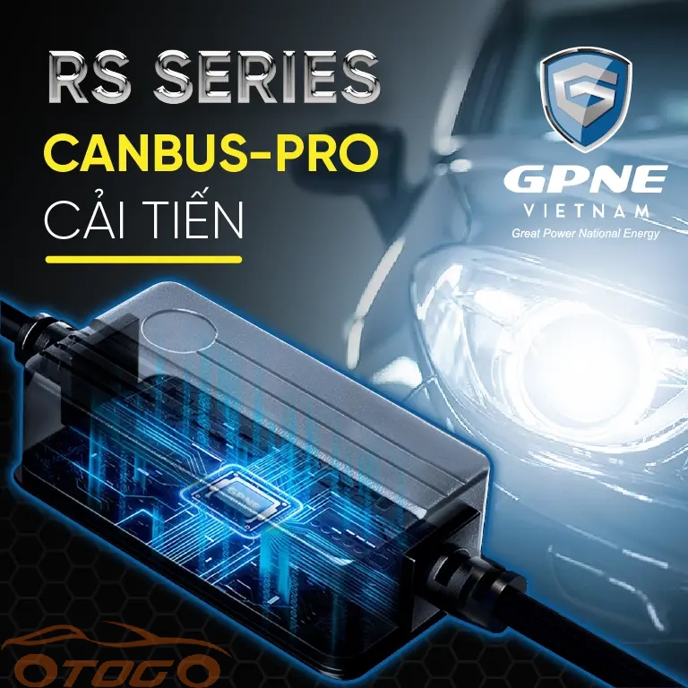 Bóng Led GPNE R6X Chân H4 , 2 Chế Độ Màu Trắng Vàng Siêu Sáng