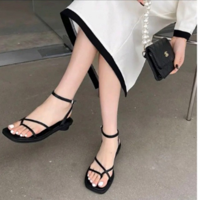 GIÀY SADAL CAO GÓT NỮ ( HÀNG SẮN ) DÂY MẢNH XINH XẮN GÓT XINH 3CM