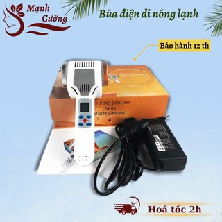 Búa điện di nóng lạnh 2 đầu, Búa Nóng Lạnh Vàng Kết Hợp Ánh Sáng Sinh Học Cao Cấp Chính Hãng