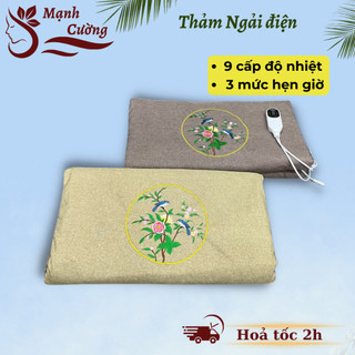 (Sẵn) Thảm Ngải Cứu Trung Hoa sưởi ấm trị đau mỏi lưng xương khớp hiệu quả