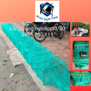 Lồng Bát Quái Cao 40cm x Rộng 60cm Dài 8M Bắt tôm cua lươn + Tặng Mồi