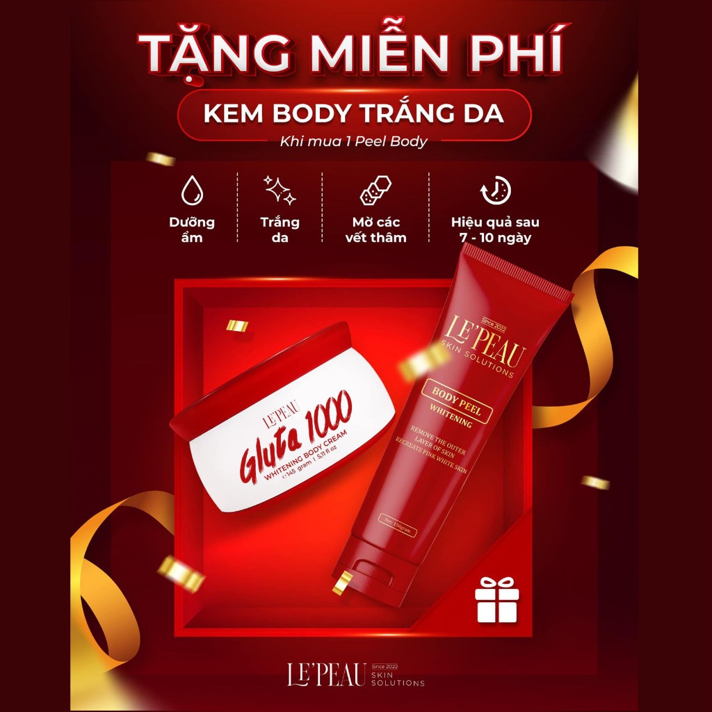 Peel Nách Retinol  Le'peau, Peel Body, Trắng Da Mờ Thâm - Ship Hỏa Tốc
