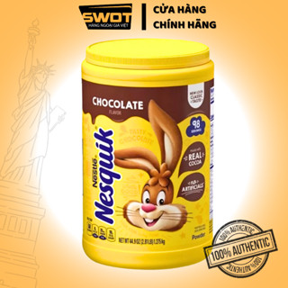 Bột cacao Nestle Nesquik Mỹ 1257g, Bột sữa cacao Mỹ cao cấp thơm ngon đậm vị giàu giá trị dinh dưỡng