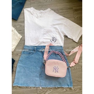 [virusplussize] chân váy jean uni ngắn 🌼🌼
