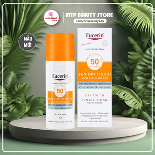Kem Chống Nắng Eucerin Sun Gel-Creme Oil Control Dry Touch SPF 50+