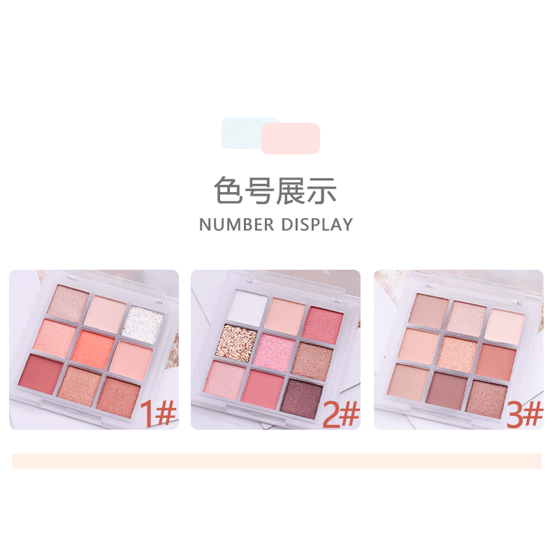 KHAY Phấn Mắt 9 Ô Lameila No.5099 - SẢN PHẨM TREND