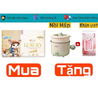 (Tặng quà)Combo 2 bịch Tã Bỉm Momo Luxury cao cấp