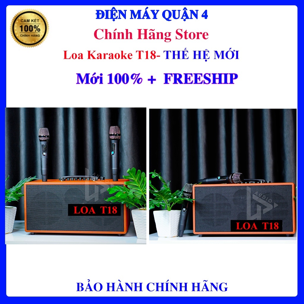 Loa Karaoke T18 - MTMAX T18 - TK-T18 hệ thống 4 loa 3 đường tiếng gồm 2 loa bass ,1 loa trung và 1 treb
