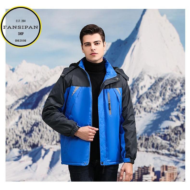 Áo Khoác Thể Thao 100% Cotton Chống Thấm Nước Thời Trang Cho Nam Nữ,thiết kế đơn giản,  lót lông mềm mại, giữ nhiệt