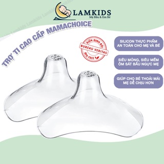 Núm Trợ Ti Mama s Choice, Trợ Ty Silicone Siêu Mềm Giúp Mẹ Cho Bé Bú Dễ