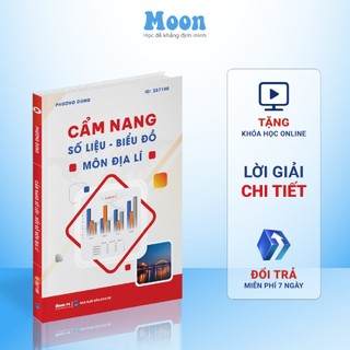 Sổ tay kiến thức địa lí 12: cẩm nang số liệu, biểu đồ môn địa lí moonbook