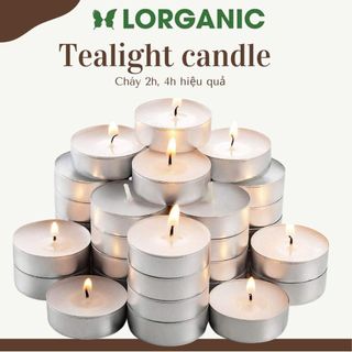 Nến viên tròn tealight nhiều màu sắc – giá bán 1 viên nến