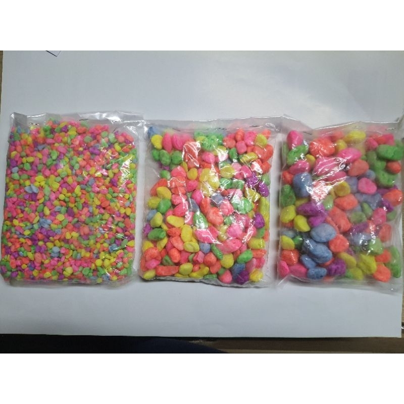 Bịch Sỏi Nhiều Màu Trang Trí Hồ Cá