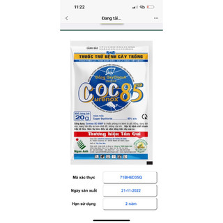trừ nấm coc 85