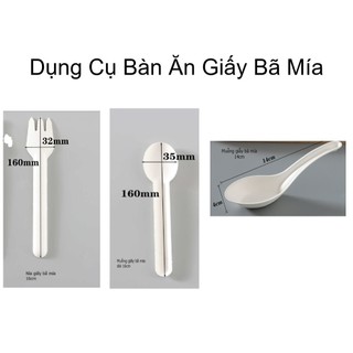 Muỗng giấy bã mía