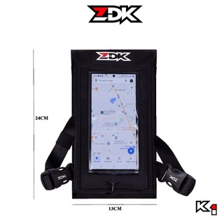 Túi treo xe máy chính hãng ZDK K1, túi treo đầu xe, túi treo ghi đông xe máy chứa đồ dùng, cảm ứng điện thoại tốt