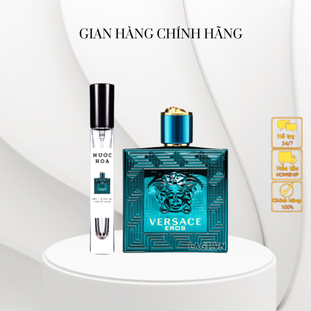 Nước hoa Versace Eros chiết 10ml 20ml cao cấp sang trọng lưu hương lâu HKC_Perfume