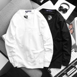 Sweater nam nữ B B R logo in dập nổi form unisex