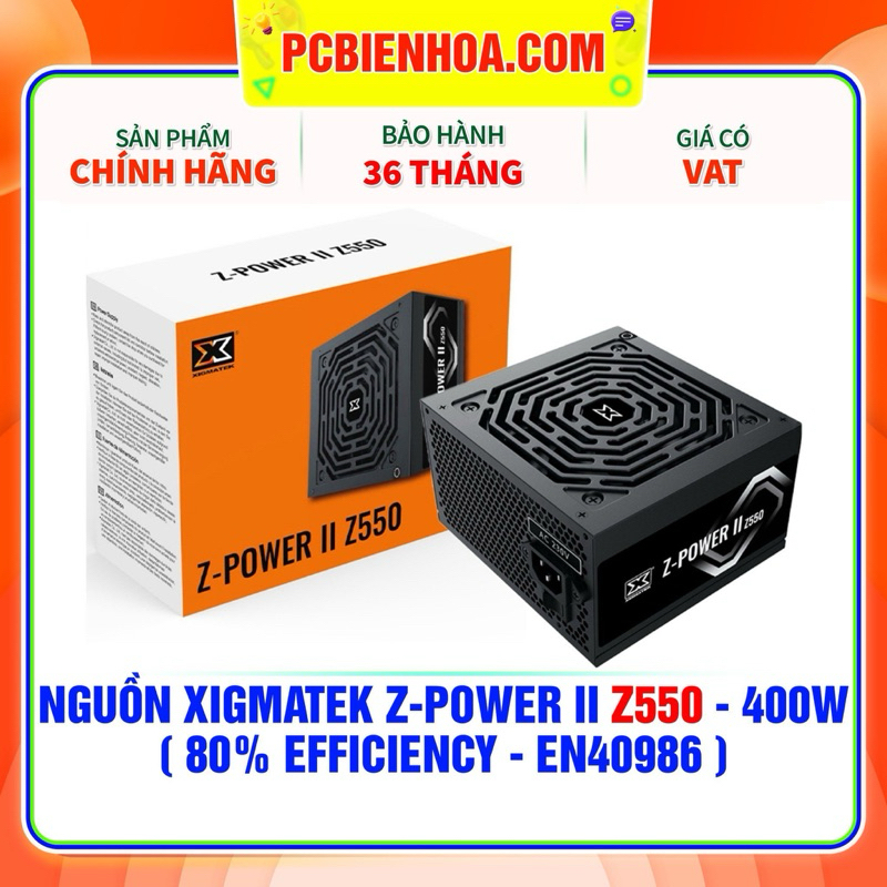 NGUỒN XIGMATEK Z-POWER II Z550 (EN40986)- chính hãng 36T