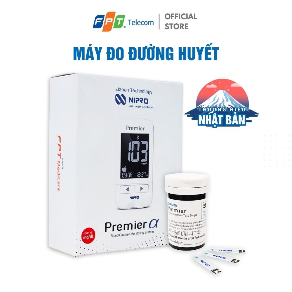 Máy đo đường huyết NIPRO Premier Alpha