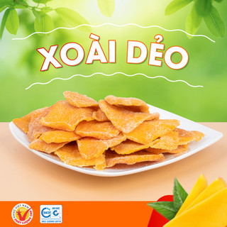 Xoài dẻo Hồng Lam, dạng hộp( 200gr, 300gr, 500gr ). Có vị thơm, dẻo ngọt